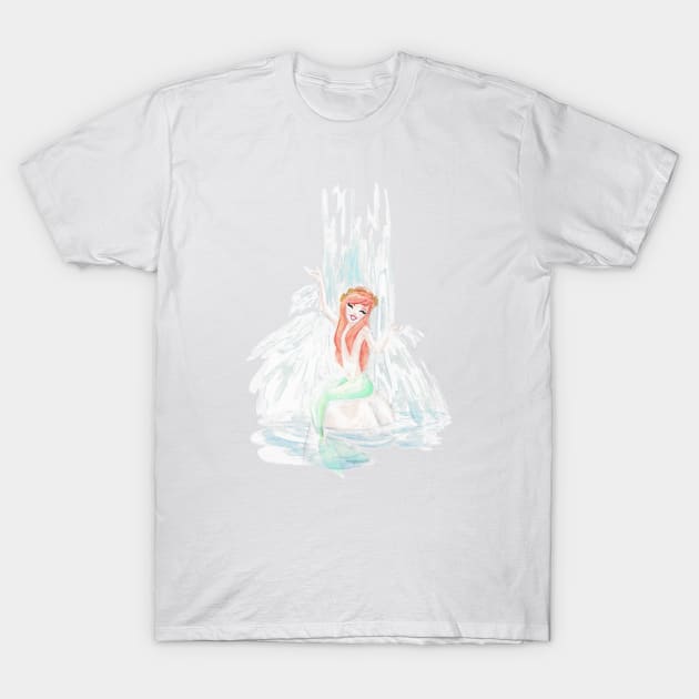 Lagoon Mermaid 2 T-Shirt by littlemoondance